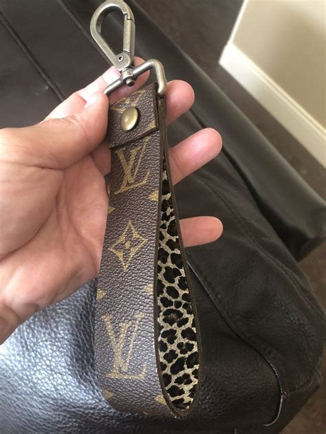 lv wristlet keychain|louis vuitton key holder pouch.